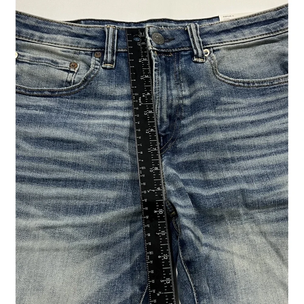 American Eagle Airflex + Jeans Mens 31X30 Blue NWT Straight Athletic